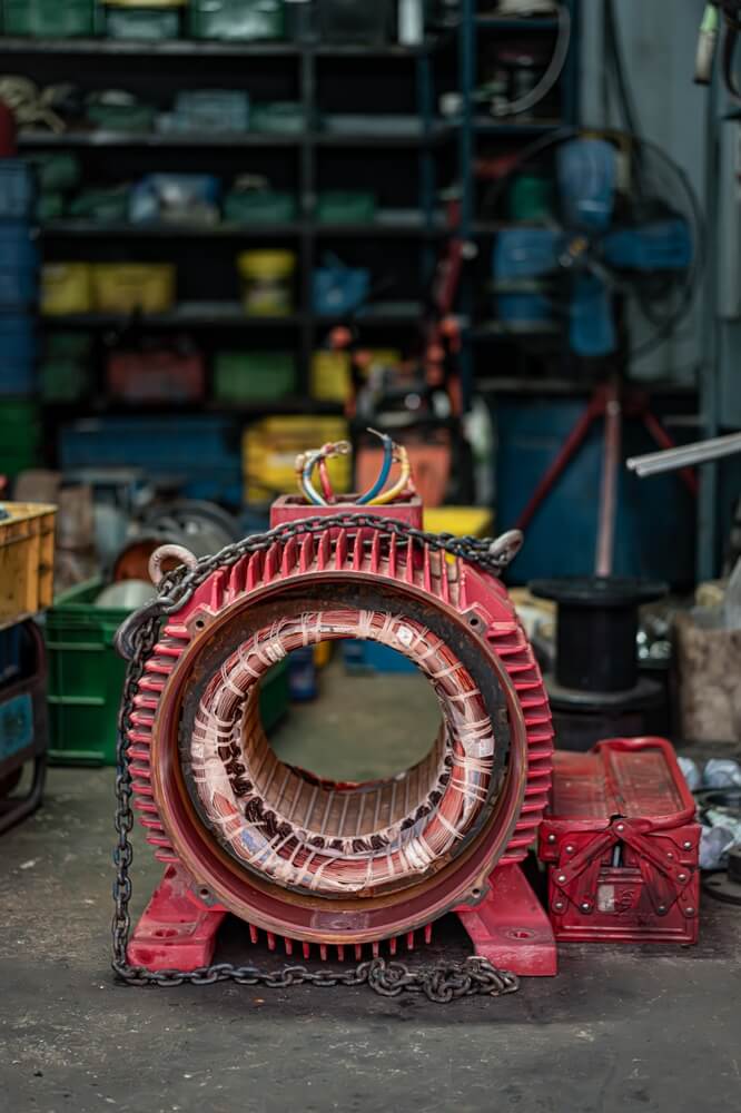 Özak Elektrik Makine tahliye pompası sarımı