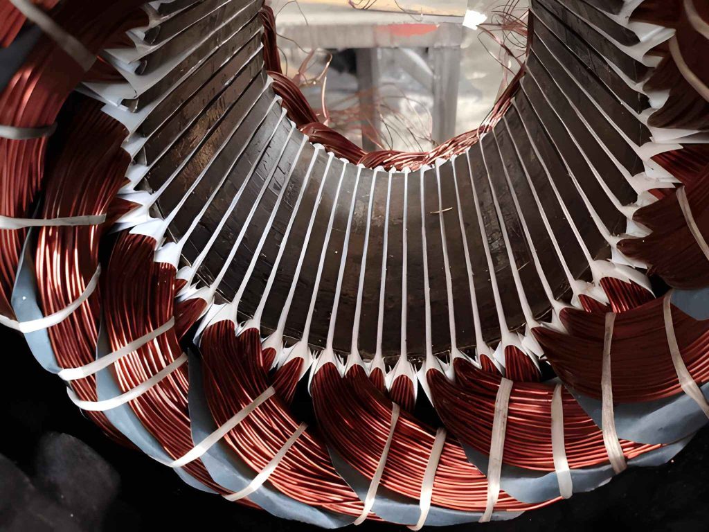 Özak Elektrik Makine rotor kaynak onarımı